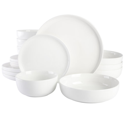 Gibson Home Oslo Porcelain China Dinnerware Set of 16 & Reviews Wayfair Canada